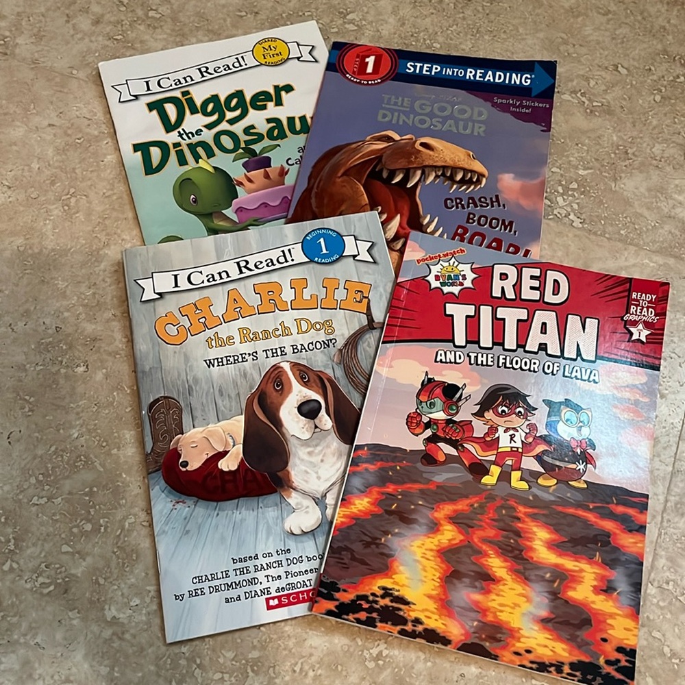 4 books - I can read books (My first, 2 level 1, 1 next level)